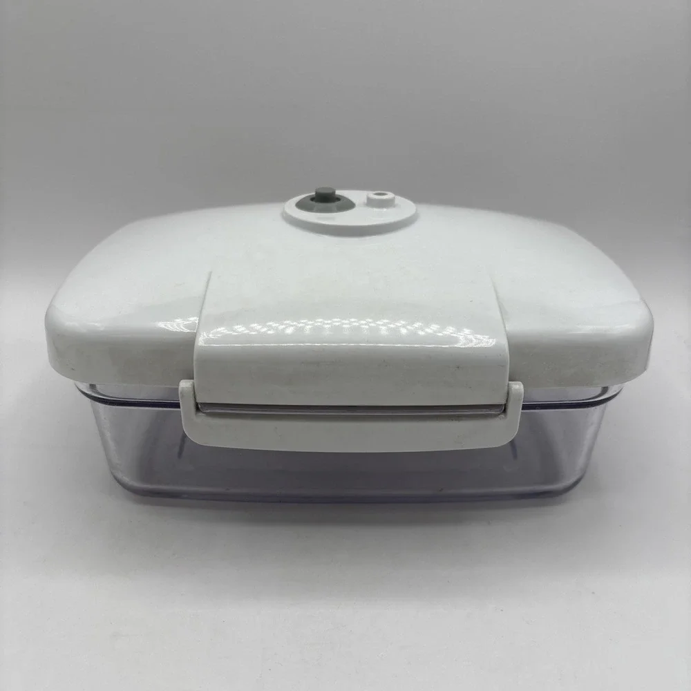 Food Saver Quick Marinator 1 Qt  Vacuum Seal Container Storage EUC